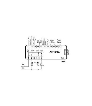 CONTROLER XR160C 12V/8A DIXELL