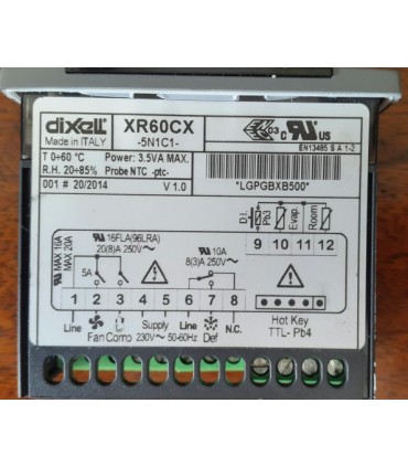 CONTROLER XR60CX 12V/8A