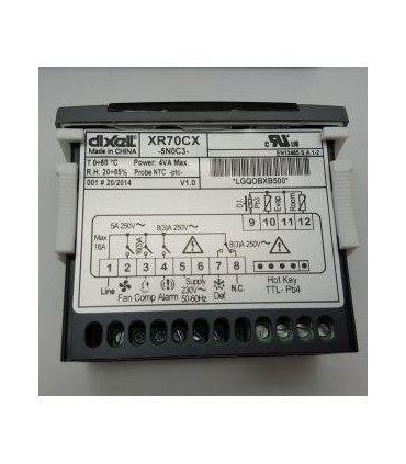 CONTROLER XR70CX 230V/16A